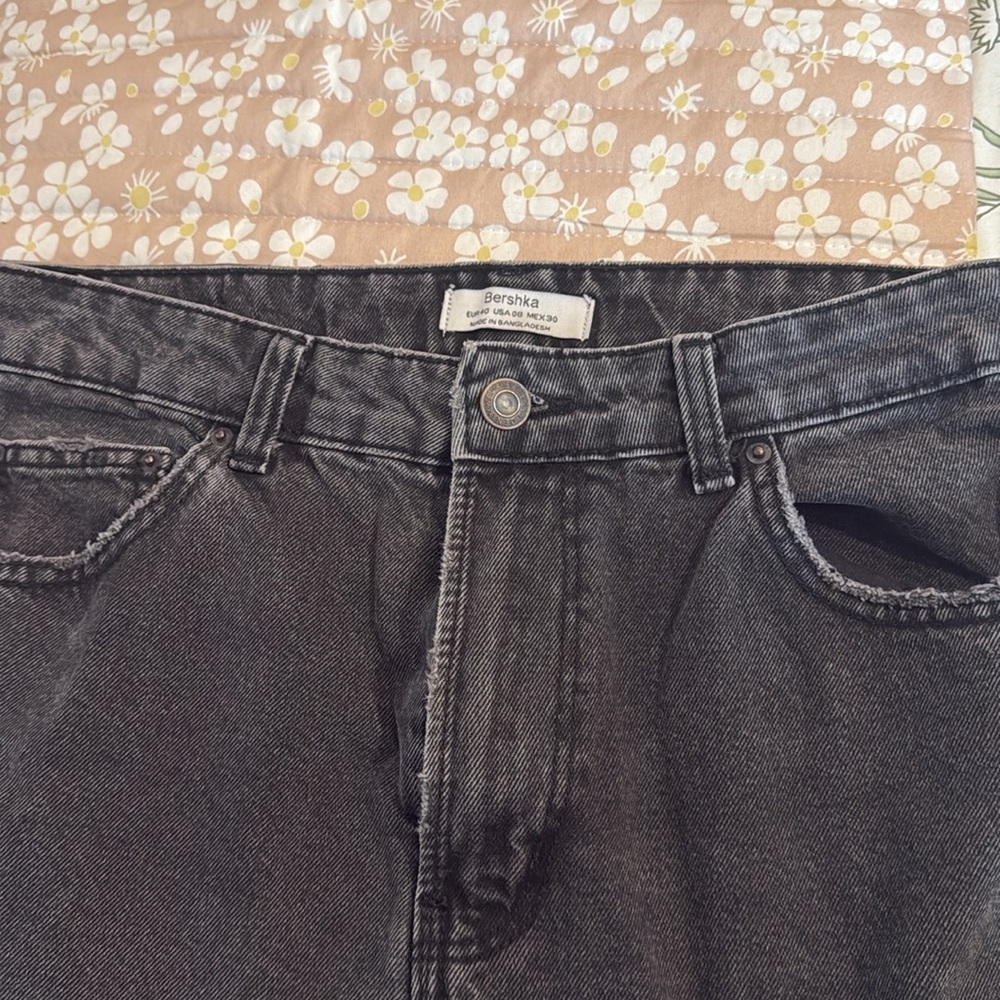 BERSHKA Distressed Denim Jeans